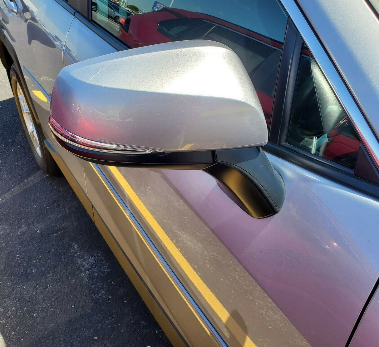 New | For Rav4 2019-2022 | Silver Sky Metallic | Passenger | Toyota | Side Mirror | Blindspot