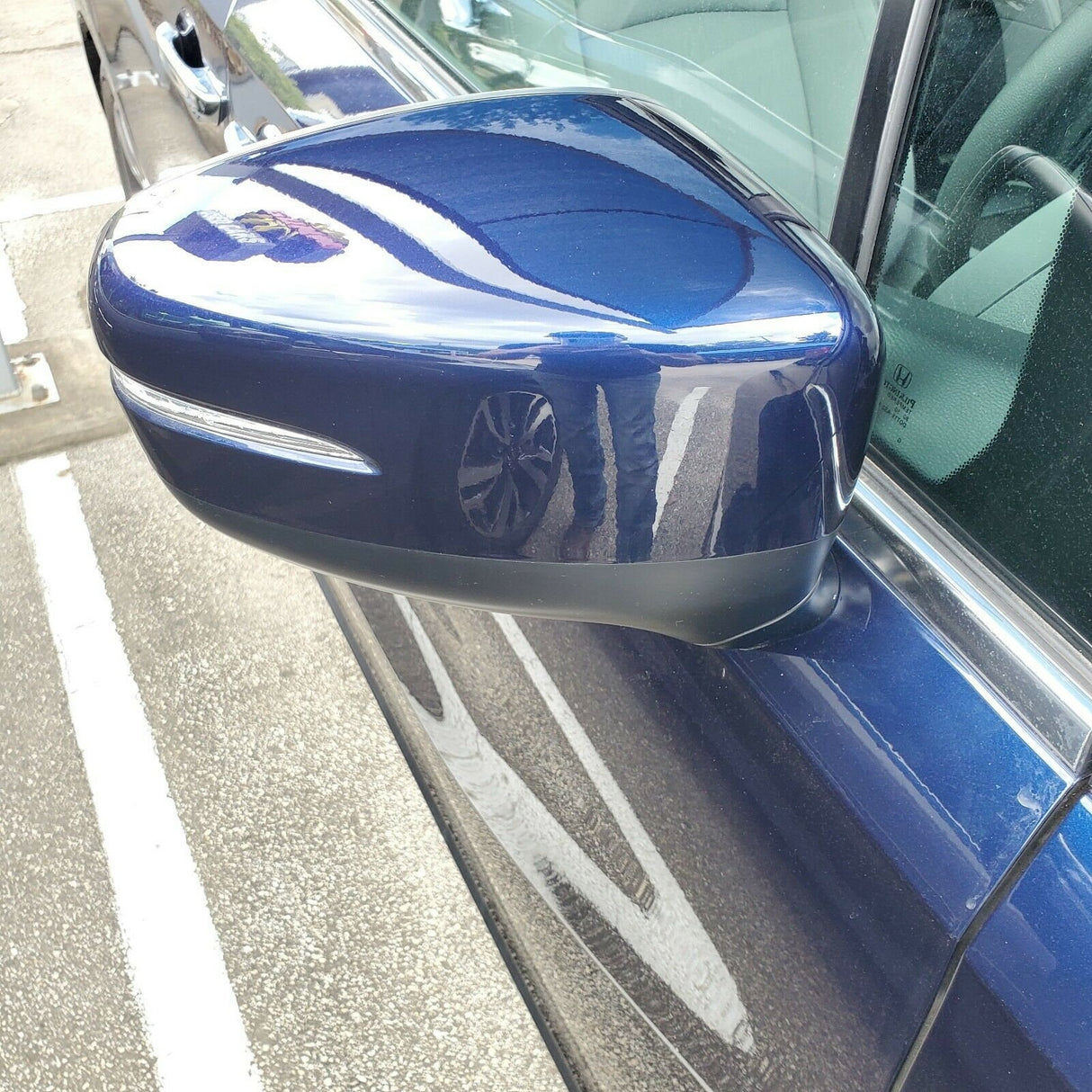 Nuevo espejo lateral | Para Honda Odisea 2018-2022 | Azul obsidiana | Pasajero | Sin punto ciego