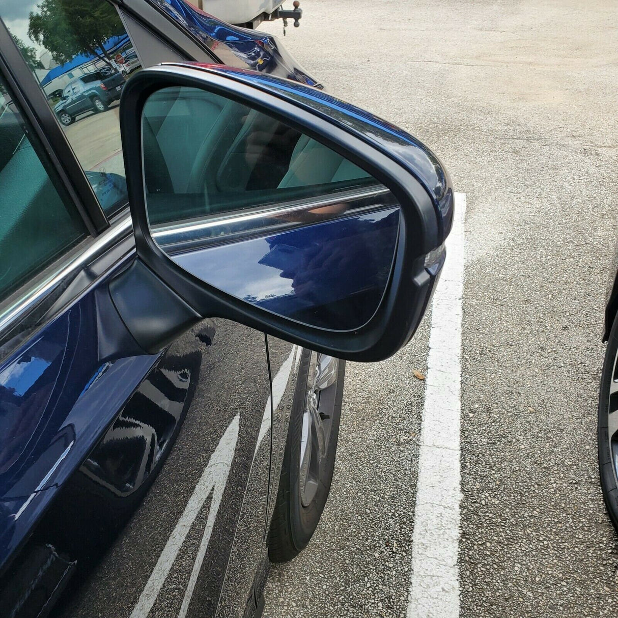 Nuevo espejo lateral | Para Honda Odisea 2018-2022 | Azul obsidiana | Pasajero | Sin punto ciego