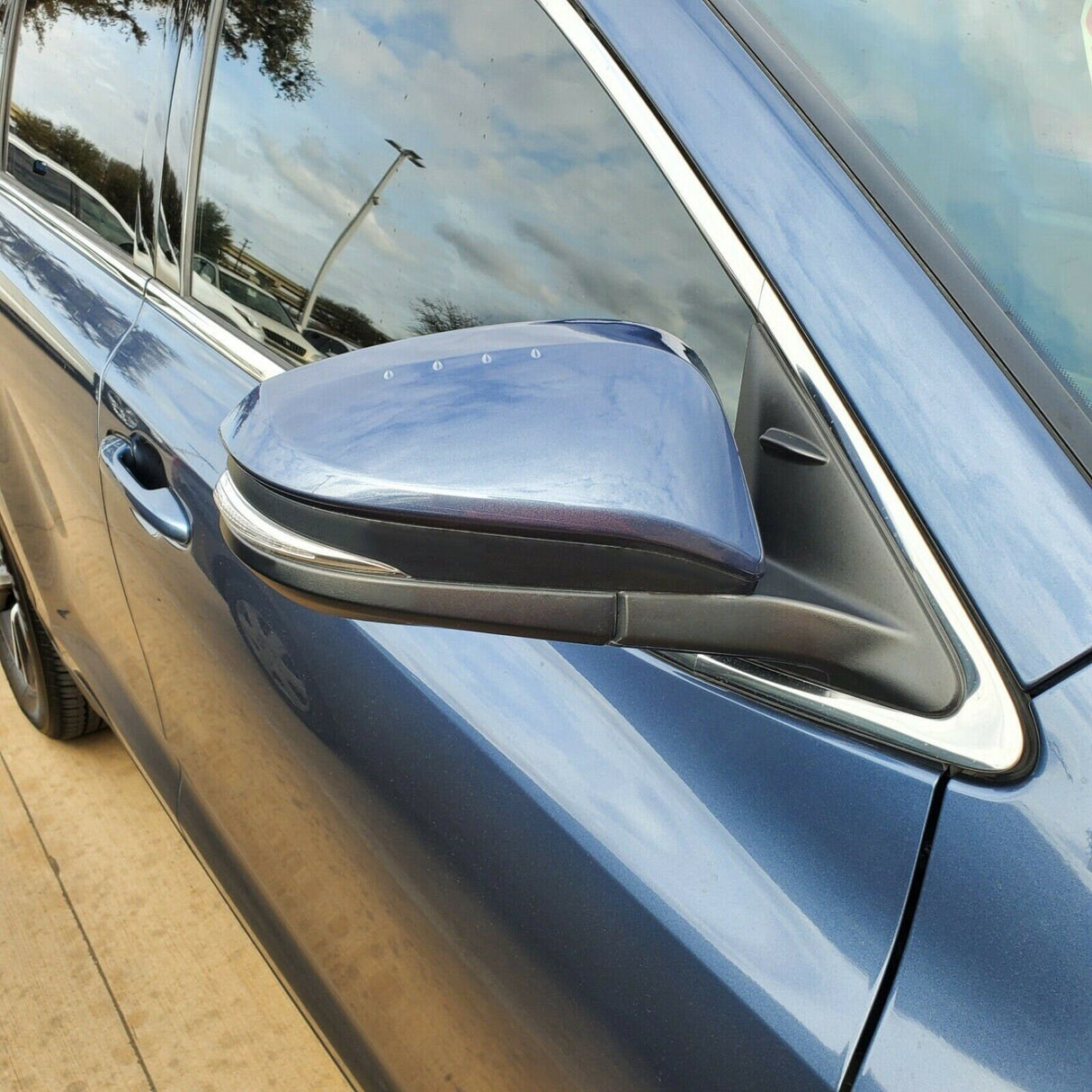 2014, 2015, 2016, 2017, 2018, 2019, 2020 Highlander | Shoreline Blue | Passenger | Side View Mirror