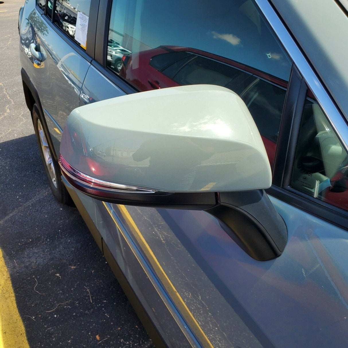 New | For Rav4 2019-2022 | Lunar Rock | Passenger | Toyota | Side Mirror | Blindspot