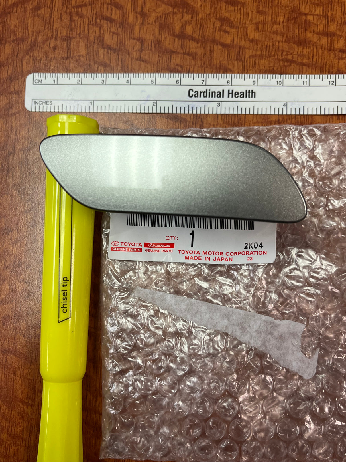 2016-2020 Rx350 y Rx450h | Titanio sónico | Cubierta de tapa de parachoques delantero OEM | lexus