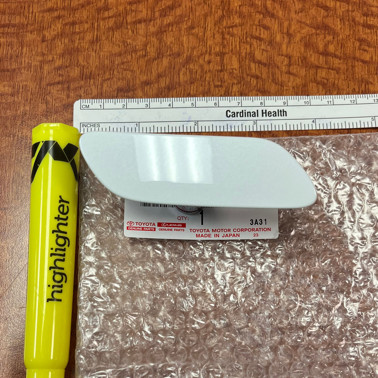 2016-2020 Rx350 y Rx450h | Nova blanca | Cubierta de tapa de parachoques delantero OEM | lexus