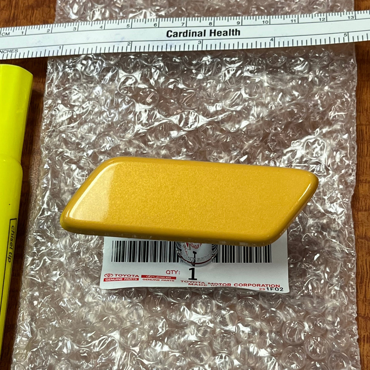 2017-2020 RC F | Amarillo Nápoles | Cubierta de tapa de parachoques delantero OEM | lexus