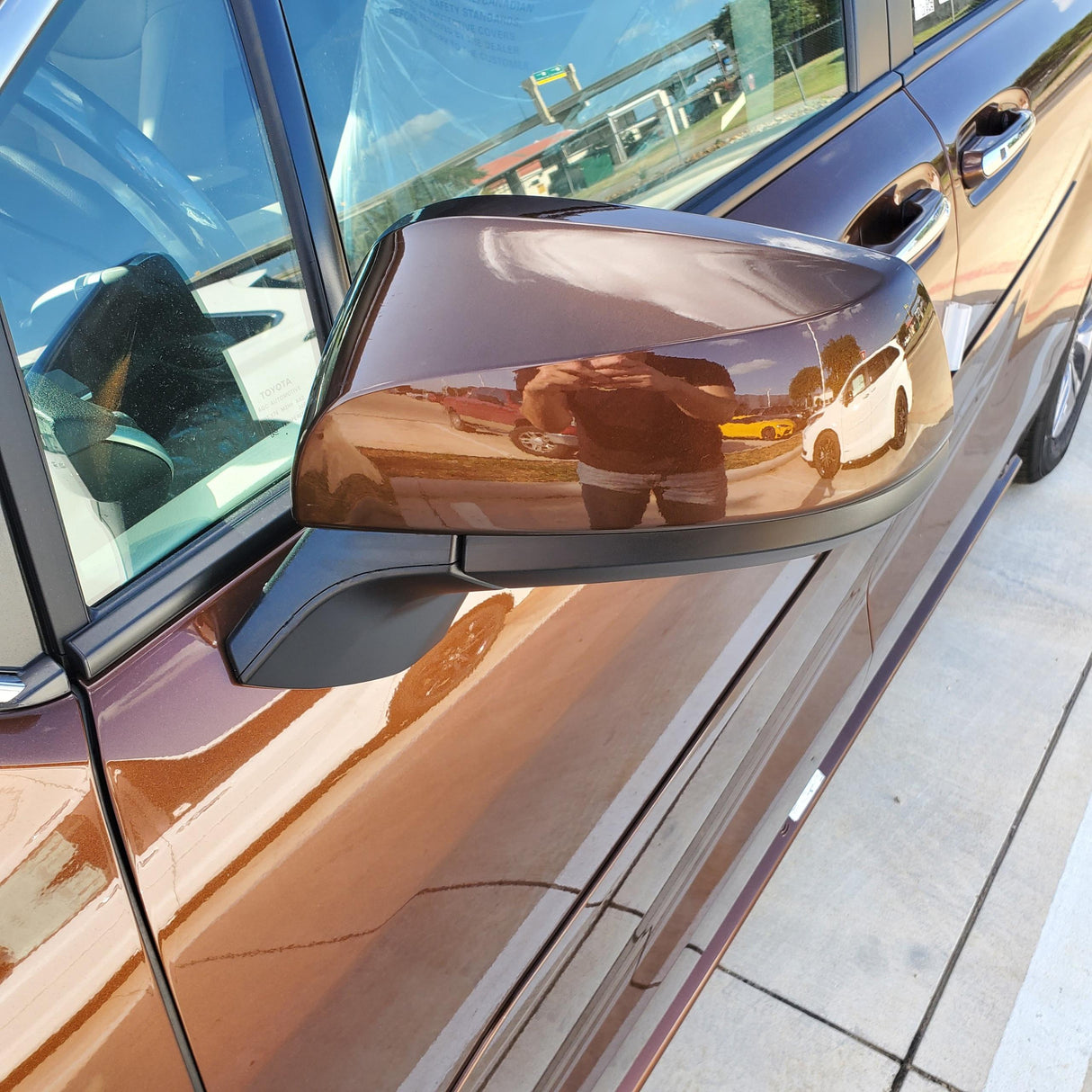 New | 2021-2022 Sienna | Sunset Bronze Mica | Driver | Toyota | Side View Mirror, 21, 22