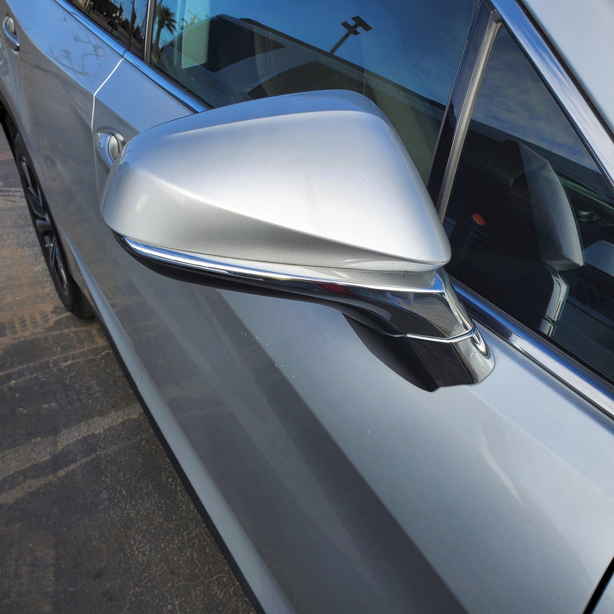 2018-2020 RX 450/RX 450h | Silver Lining Metallic | Passenger | Side View Mirror | Lexus | New