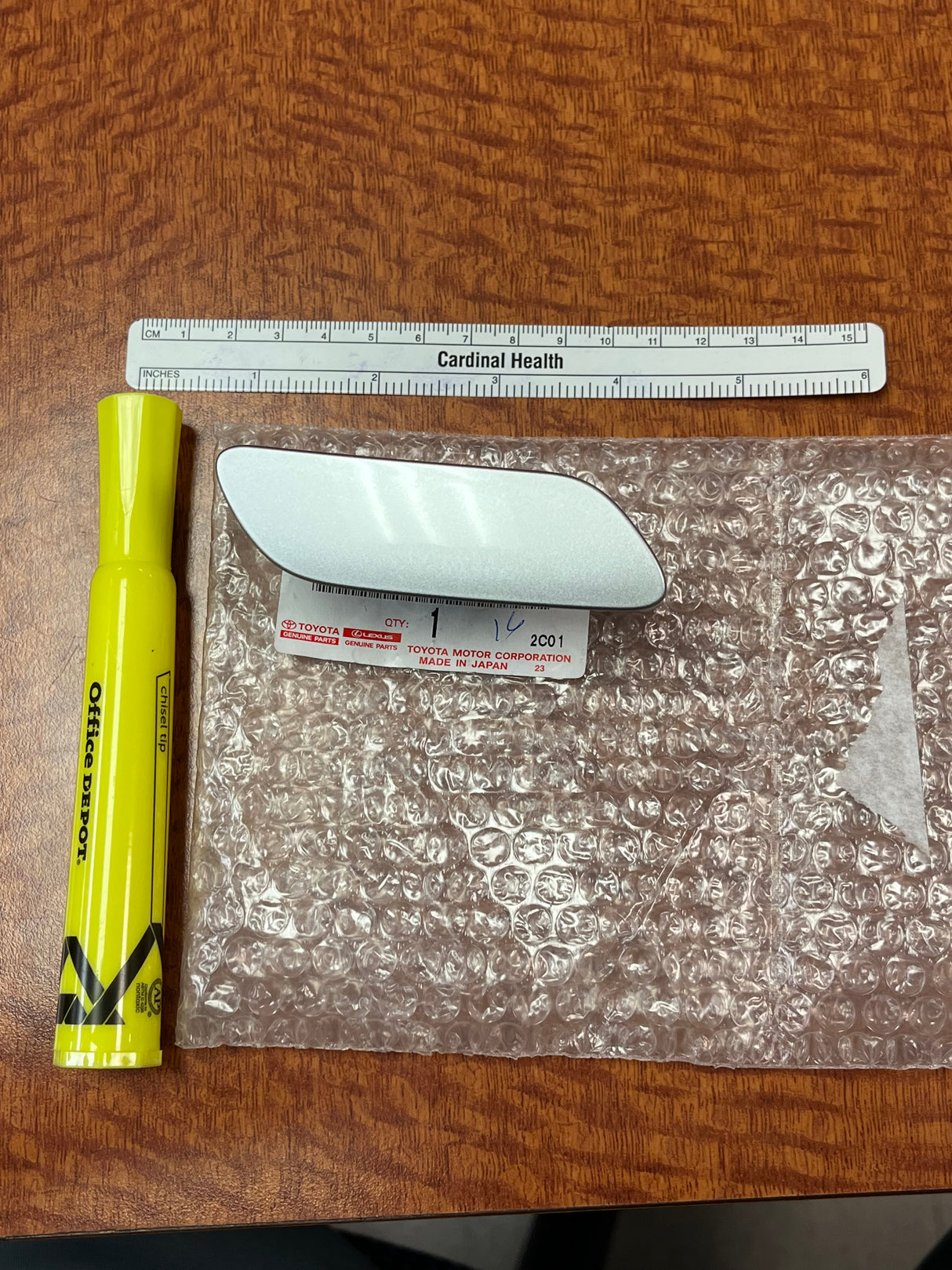 2018-2021 LS500&LS500H | Sonic Silver | OEM Front Bumper Cap Cover | Lexus