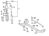 New | Camry  | Strut Brace Bolt| 2018-2019 | Toyota