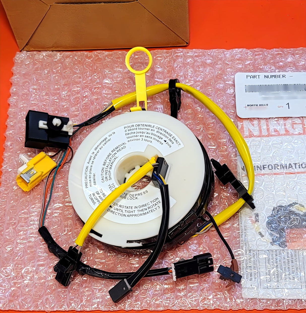 New | OE# F5UZ-14A664-NB | Clock Spring | Ford/Mazda/Lincoln/Mercury | F5UZ 14A664 NB | F5UZ14A664NB