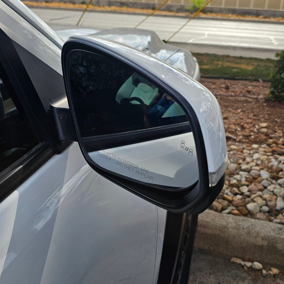 New | 2024-2026 Tacoma | Wind Chill Pearl | Passenger | Toyota | Side View Mirror | With Blinker