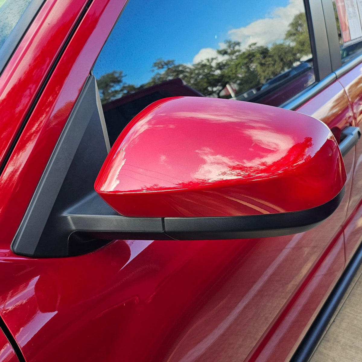 New | 2024-2026 Tacoma | No Blinker | Supersonic Red | Driver | Toyota | Side View Mirror
