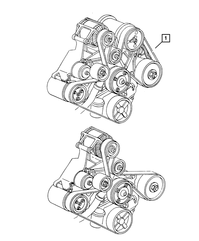 New | OE# 05037206AE | Serpentine Belt | Dodge