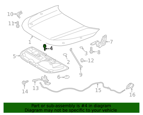 New | Corolla  | Rubber Engine Insulation Support| 2009-2013 | Toyota