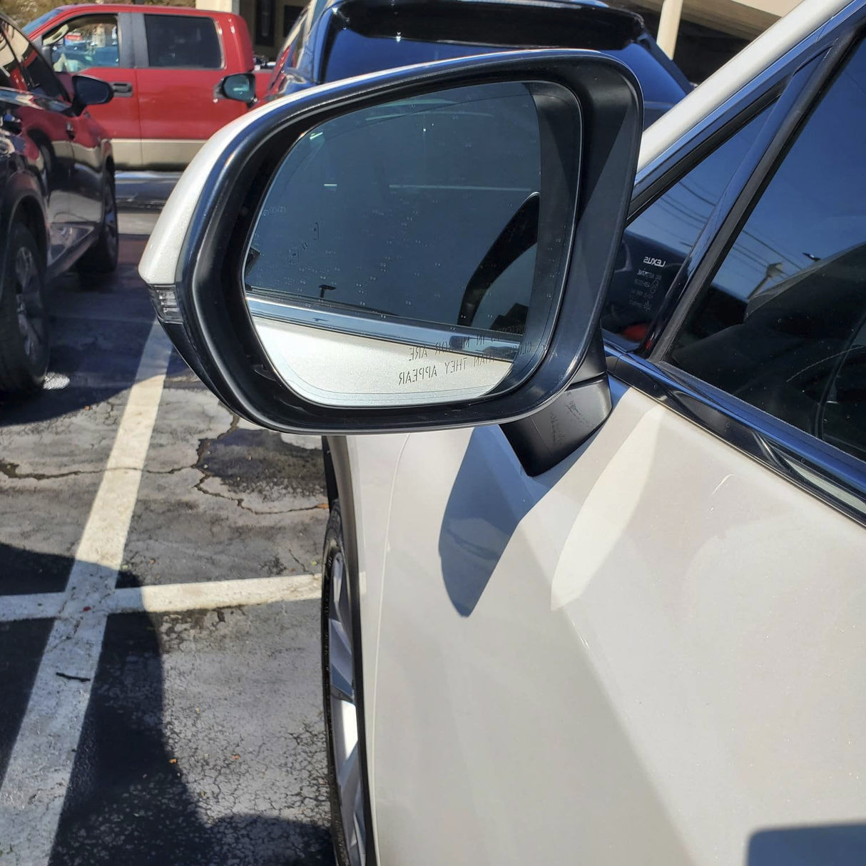 2015-2020 Lexus NX200T/NX300/300H | Perla blanca eminente | Con punto ciego | Conductor | Espejo retrovisor | Nuevo 