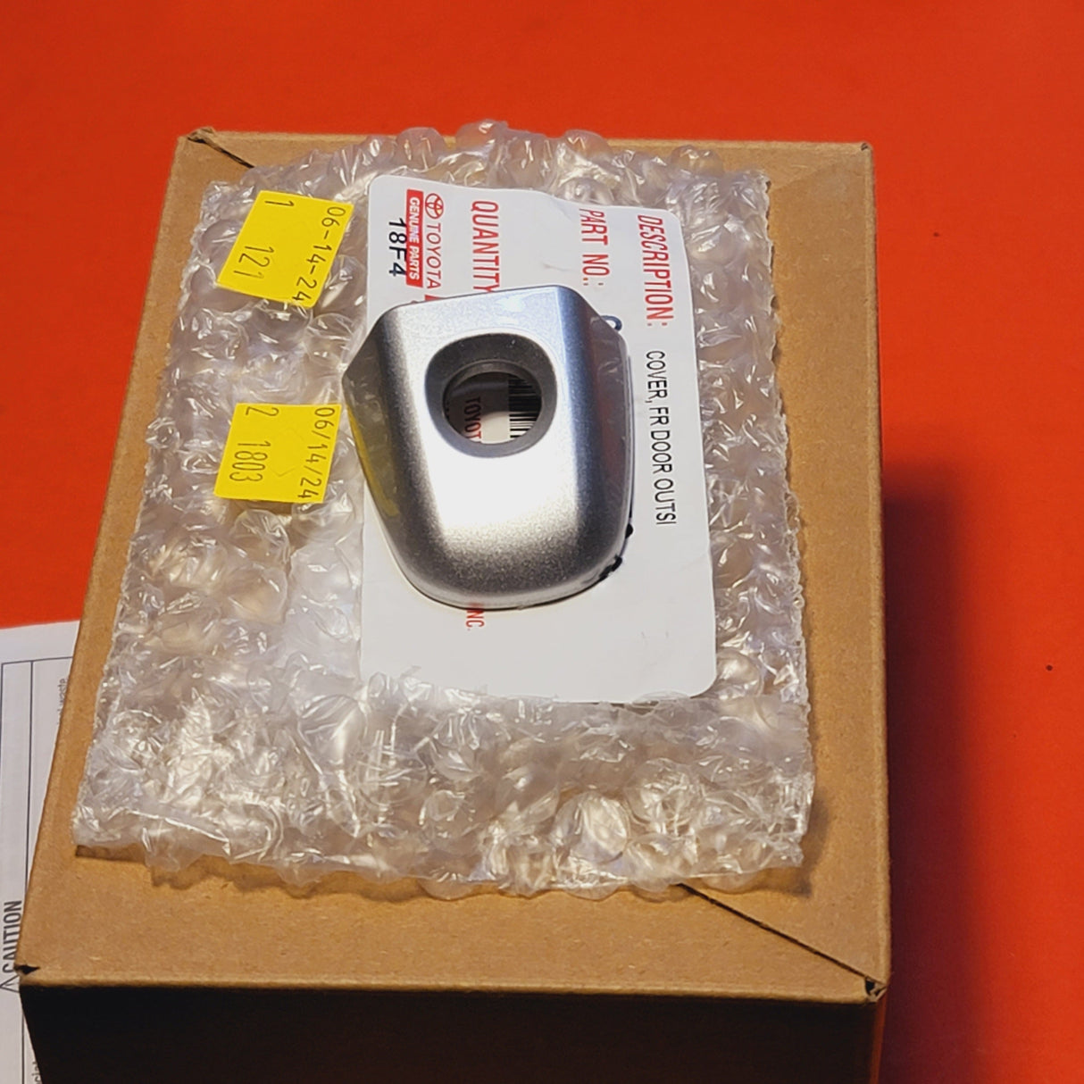 New | Camry | Door Handle Cap | 2012-2015 | Silver Metallic | OEM | Toyota