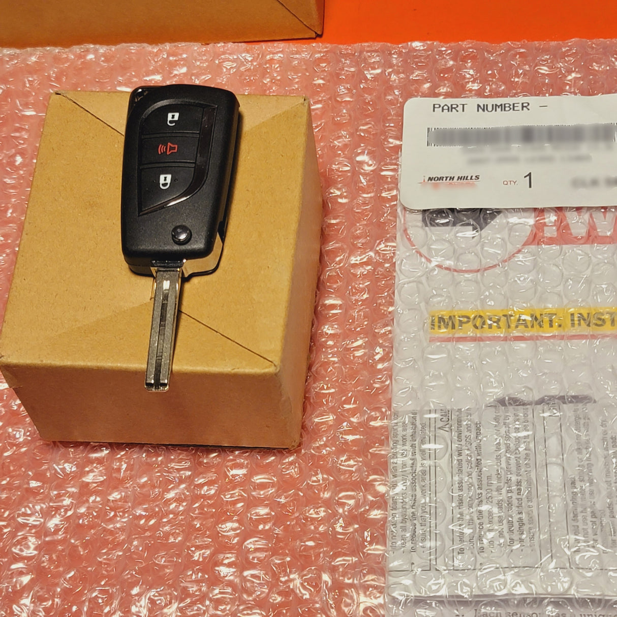 New | OE# 89070-F4080 | Key Fob Transmitter | Toyota | 2017-2018 | 89070F4080 | 89070 F4080