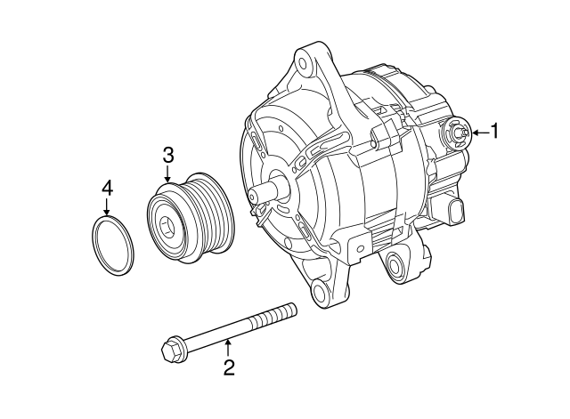 New | Matrix | Alternator Mount Bolt | 2009-2014 | Toyota