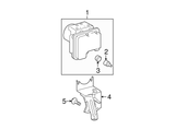 New | Corolla  | Cushion Strip Mount Bolt| 2003-2008 | Toyota