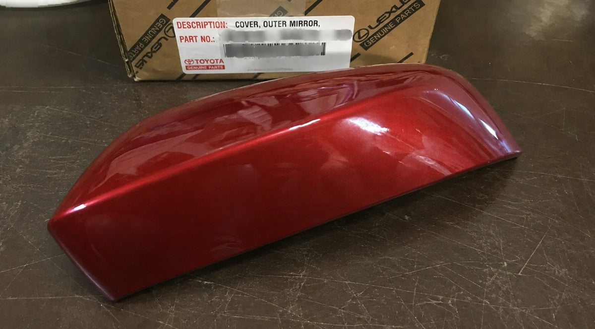 New | 2025-2026 4Runner | Supersonic Red | Driver | Toyota | Painted Mirror Cap