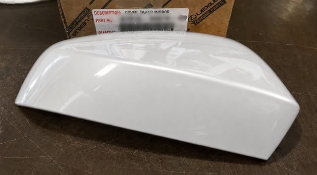 New | 2025-2026 4Runner | Wind Chill Pearl | Passenger | Toyota | Painted Mirror Cover
