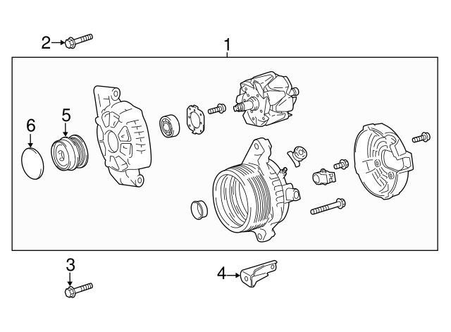 New | Avalon | Alternator Flange Bolt | 2019-2022 | Toyota