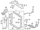 New | Corolla | Front Shield Bolt | 2003-2013 | Toyota