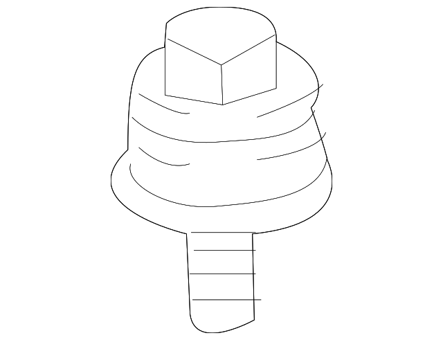 New | 4Runner | Roof Bracket Bolt | 2003-2022 | Toyota