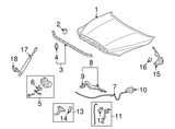 New | Tacoma | Rubber Hood Stopper | 2024-2025 | Toyota