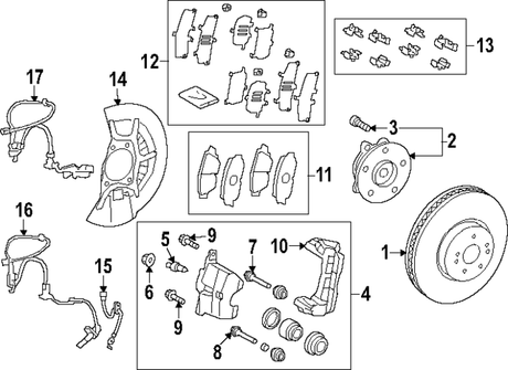 New | Highlander | Wheel Hub Mount Bolt | 2020-2022 | Toyota