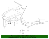 New | Corolla  | Rubber Hood Shim| 1998-2002 | Toyota