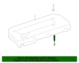 New | Corolla | Engine Cover Stud | 2009-2013 | Toyota