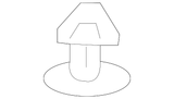 New | Tacoma | Door Inner Seal Clip | 1995-2004 | Toyota