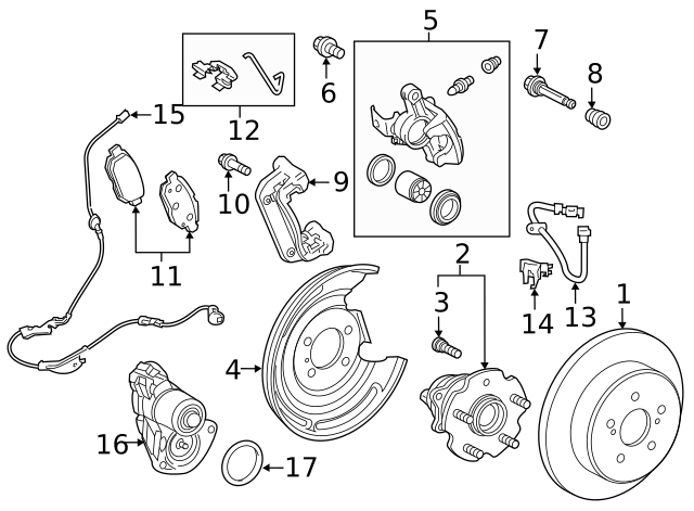 New | xB | Steering Column Assembly Bolt | 2004-2006 | Toyota