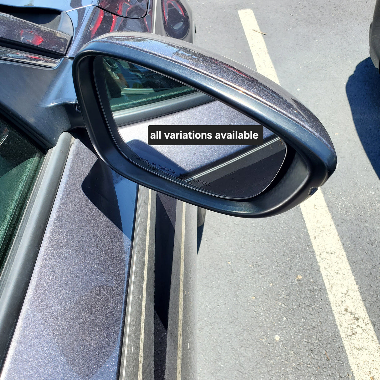 New | 2018-2021 Accord | Grey/Gray | Passenger | Honda | Side View Mirror