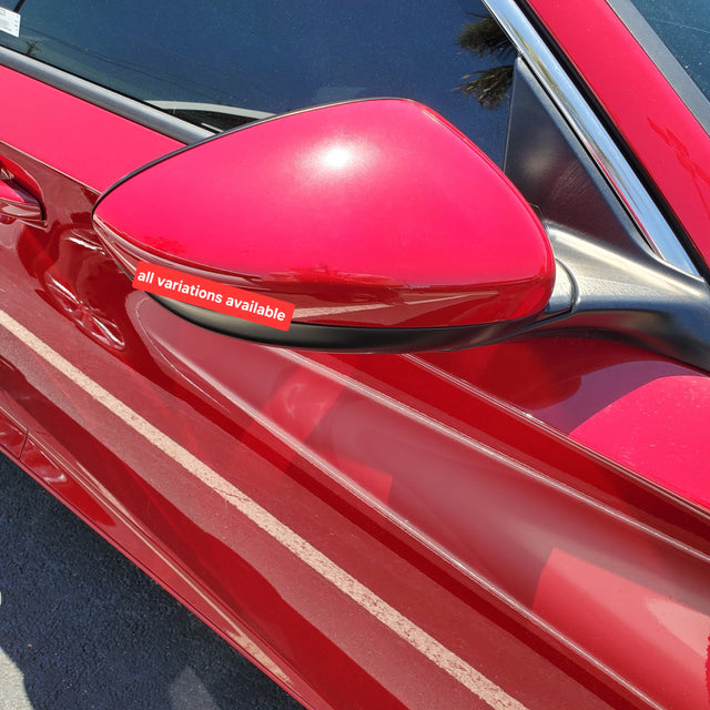 New | 2018-2021 Accord | San Marino Red | Passenger | Honda | Side View Mirror