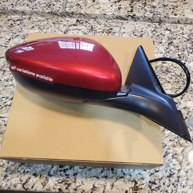 New | 2018-2021 Accord | Radiant Red Metallic | Passenger | Honda | Side View Mirror