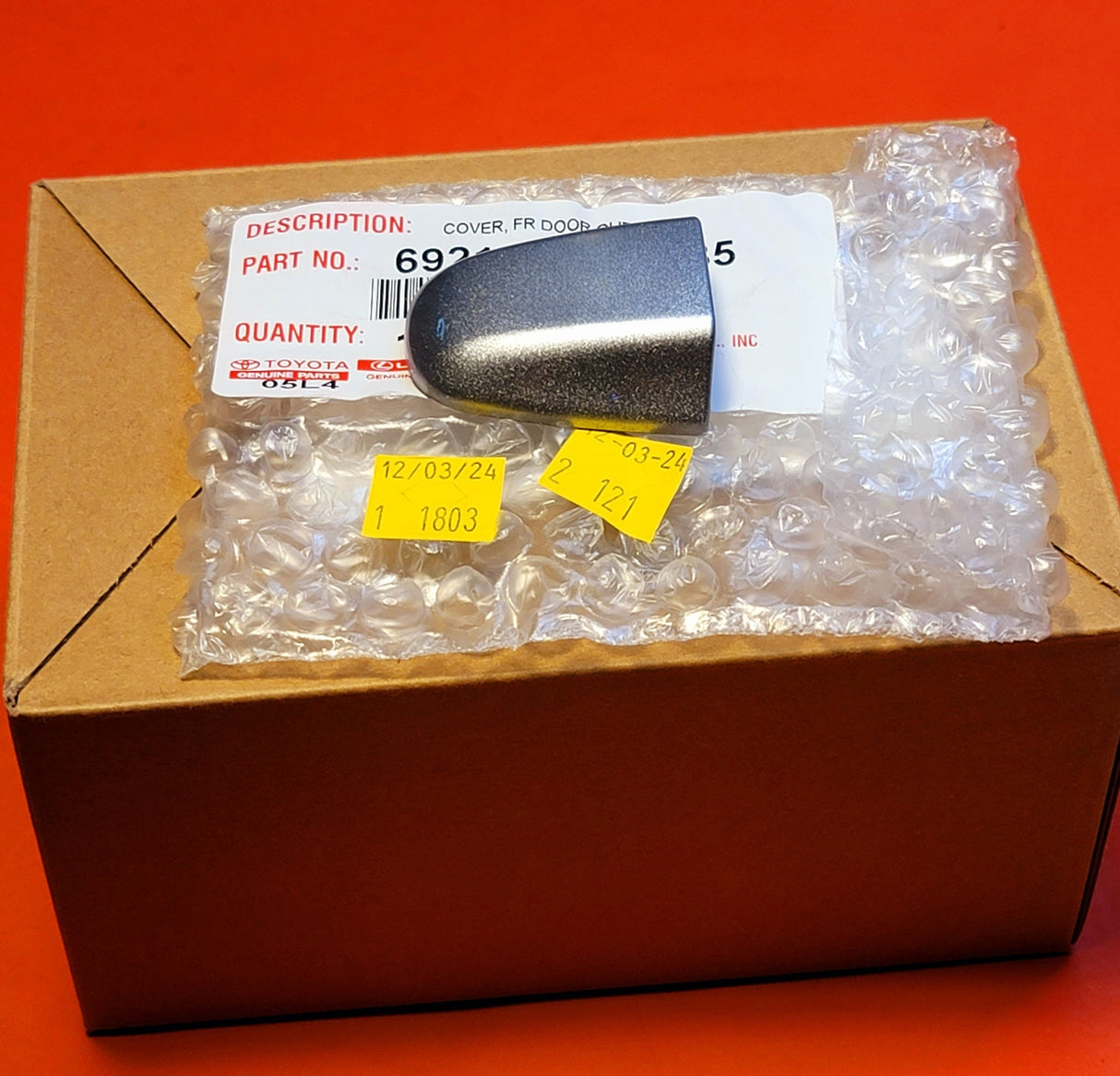 New | Camry | Door Handle Cap | 2014-2017 | Celestial Silver | OEM | Toyota