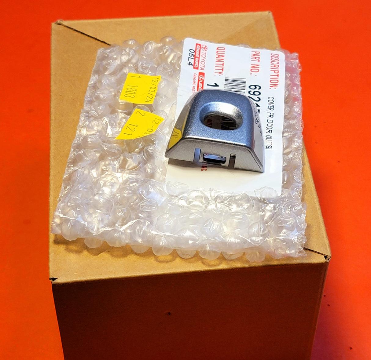 New | Camry | Door Handle Cap | 2014-2017 | Celestial Silver | OEM | Toyota