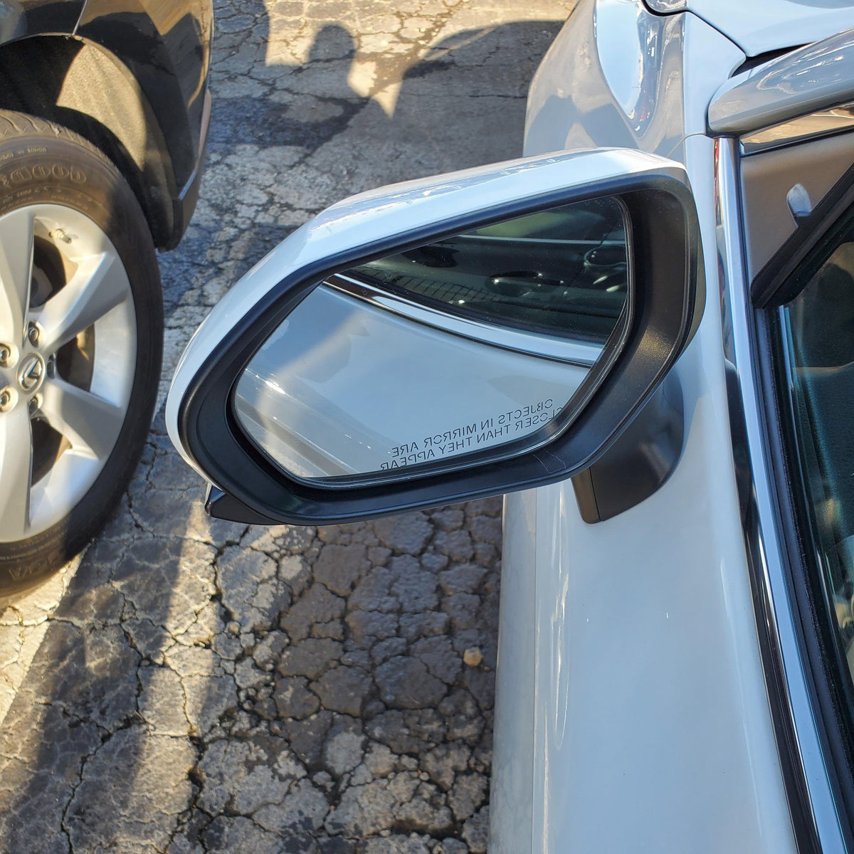 New | 2023–2024 Camry | Platinum White Pearl | Driver | Toyota | Side View Mirror