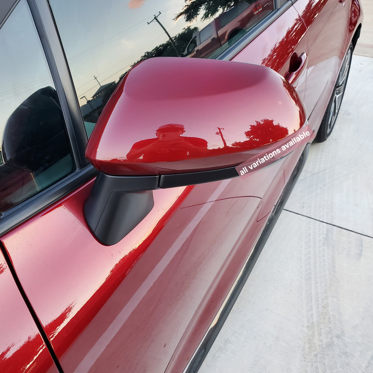 NEW | Corolla 2019-2022 | Barcelona Red Metallic | Driver | Side View Mirror | Toyota