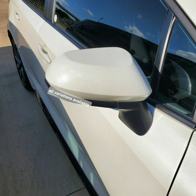 New | Corolla 2019-2022 | Blizzard White Pearl | Passenger | Side View Mirror | For Toyota