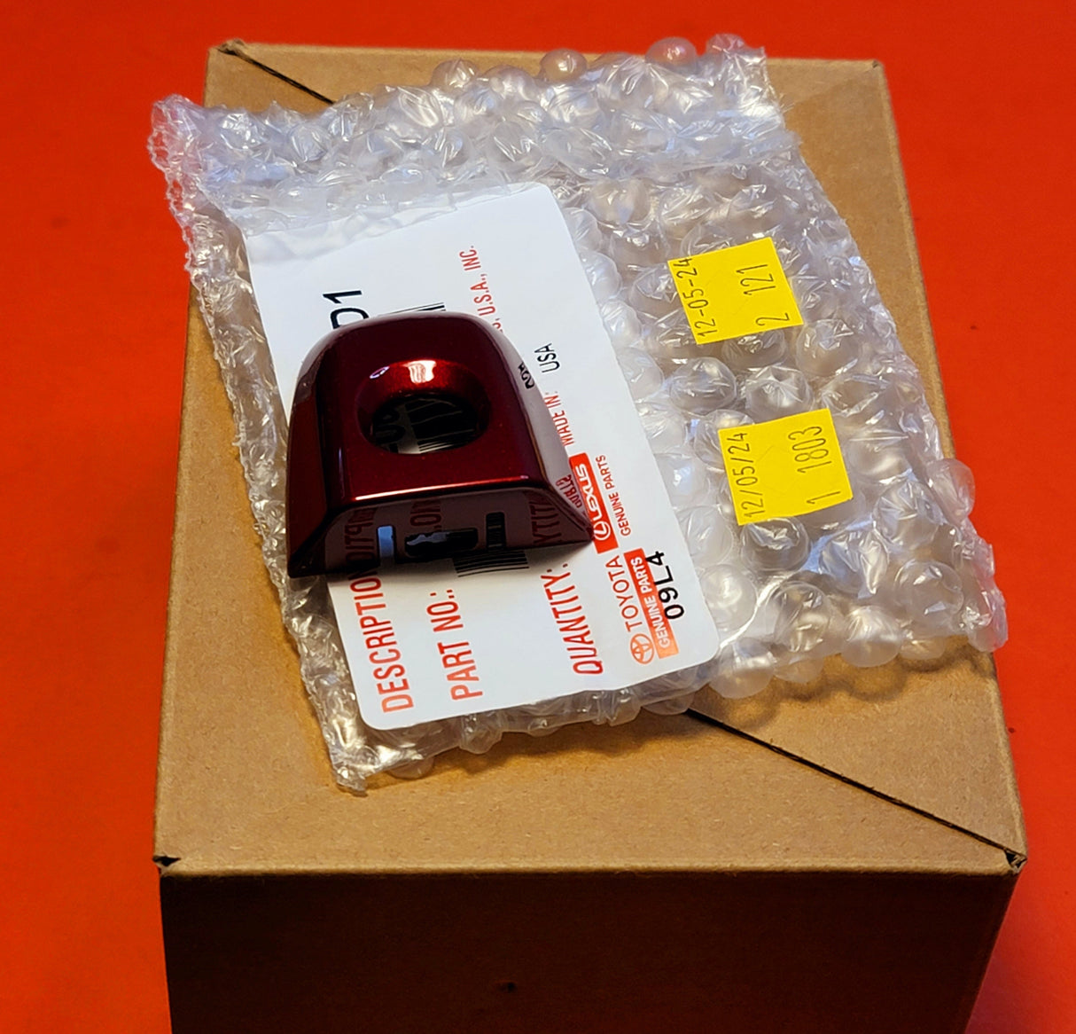 New | Camry | Door Handle Cap | 2014-2017 | Ruby Flare | OEM | Toyota