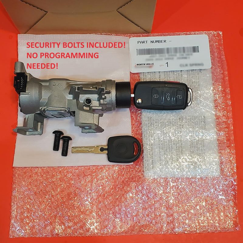 New | For VW Jetta 2006-2010 | Ignition Switch Assembly | 1.9L | 2.0L | 2.5L | Assembly