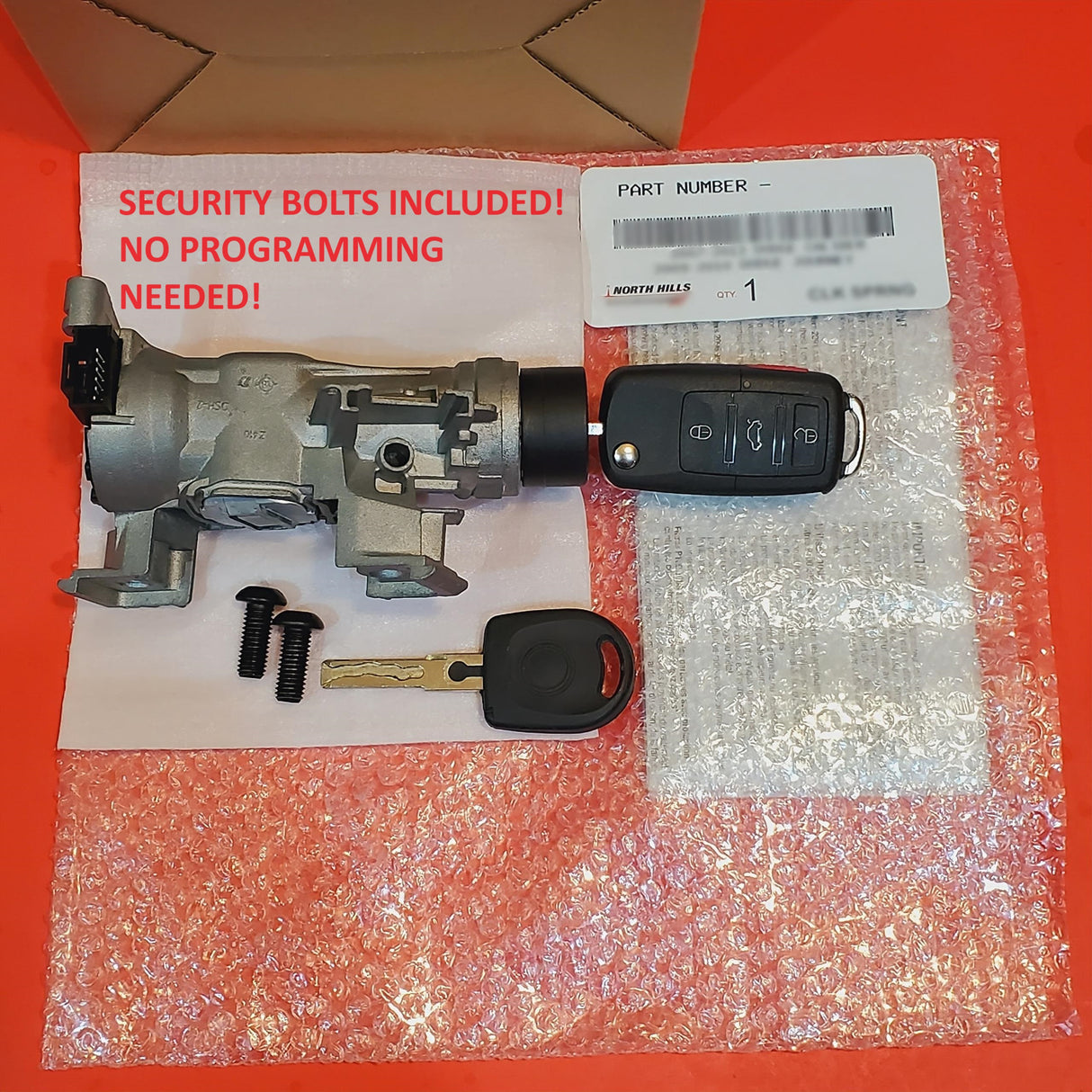 New | 2006-2010 VW Golf | Ignition Switch Assembly | Volkswagen