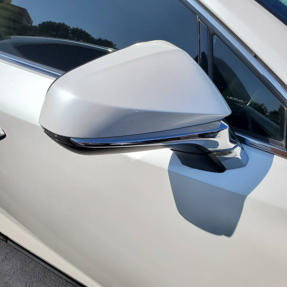 New | 2018-2021 NX300h | Eminent White Pearl | Passenger | Lexus | Side View Mirror | With Blindspot | NX 300H