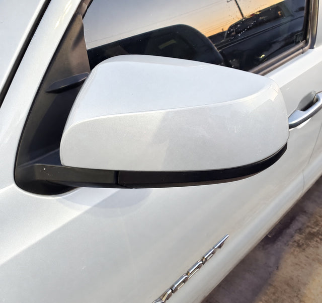 New | 2021-2023 Tacoma | Wind Chill Pearl | Driver | Toyota | Side View Mirror | No Blinker
