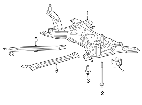 New | Corolla  | Upper Engine Cradle Bolt| 2019-2022 | Toyota