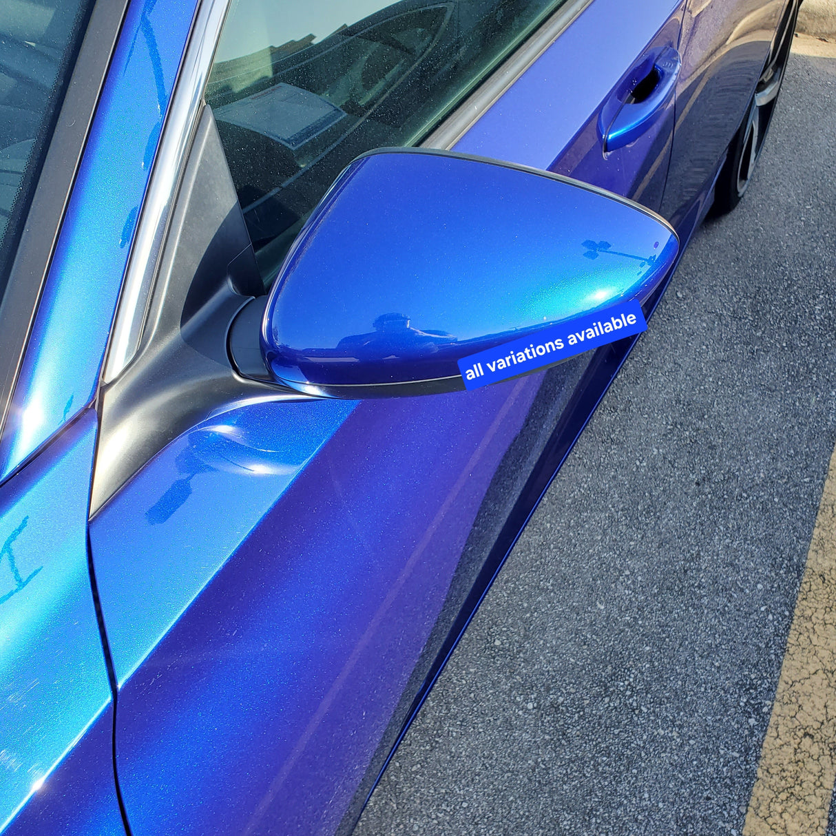 New | 2018-2021 Accord | Still Night Blue | Driver | Honda | Side View Mirror