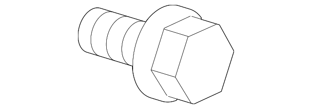 New | Corolla | Engine Splash Shield Bolt | 2009-2013 | Toyota