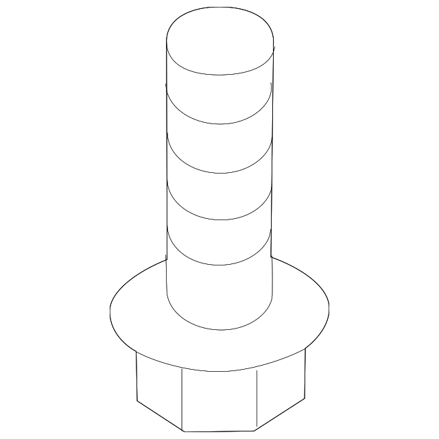 New | Corolla iM  | Lower Extension Bolt| 2017-2018 | Toyota